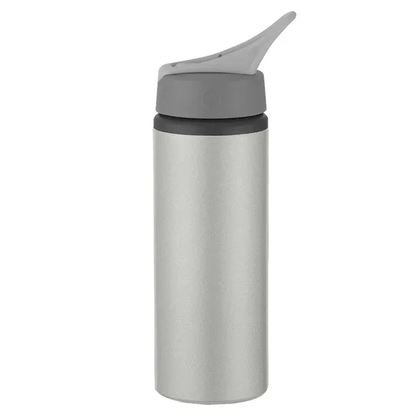 Metallic Silver color option for 25 Oz. Full Color Aluminum Bike Bottle