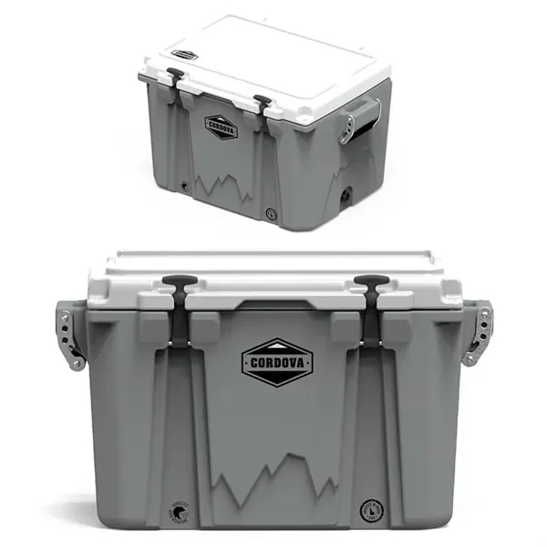Gray color option for Cordova Coolers 48 Qt Basecamp Class Hard Cooler
