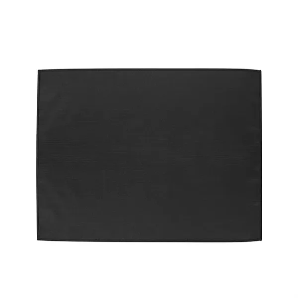 Black color option for 15" X 18" Polyester Rally Towel