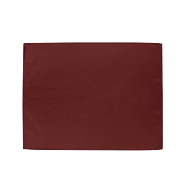 Burgundy color option for 15" X 18" Polyester Rally Towel