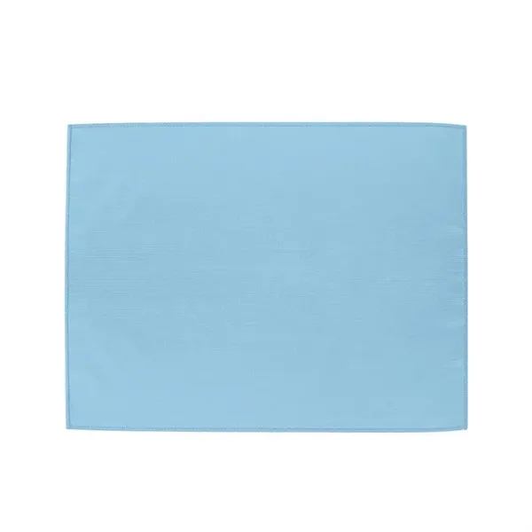 Light Blue color option for 15" X 18" Polyester Rally Towel