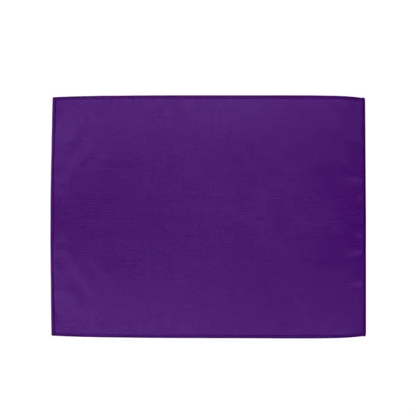 Purple color option for 15" X 18" Polyester Rally Towel