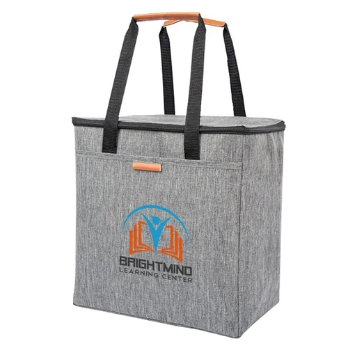 Main photo of Polyester Heathered Cooler Tote Bag
