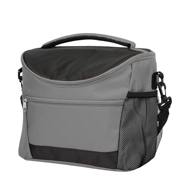 Gray With Black color option for Eva Zippered Lunch Cooler