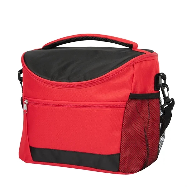 Red With Black color option for Eva Zippered Lunch Cooler