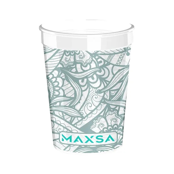 Clear color option for 12 Oz. Full Color Stadium Cup