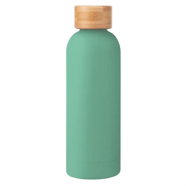 Recycled Jade color option for 17 Oz. Stainless Steel Bottle With Bamboo Lid