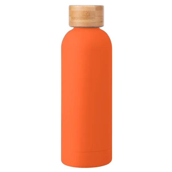 Recycled Orange color option for 17 Oz. Stainless Steel Bottle With Bamboo Lid