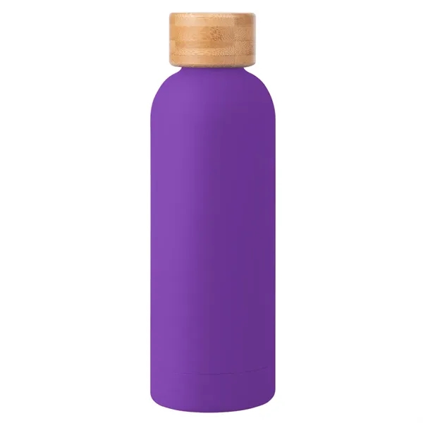 Recycled Purple color option for 17 Oz. Stainless Steel Bottle With Bamboo Lid