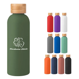 Photo of 17 Oz. Stainless Steel Bottle With Bamboo Lid