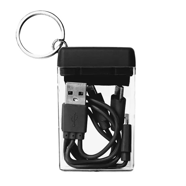 Black color option for 4 In 1 Charging Cable With Screen Cleaner