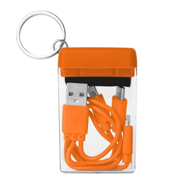 Orange color option for 4 In 1 Charging Cable With Screen Cleaner