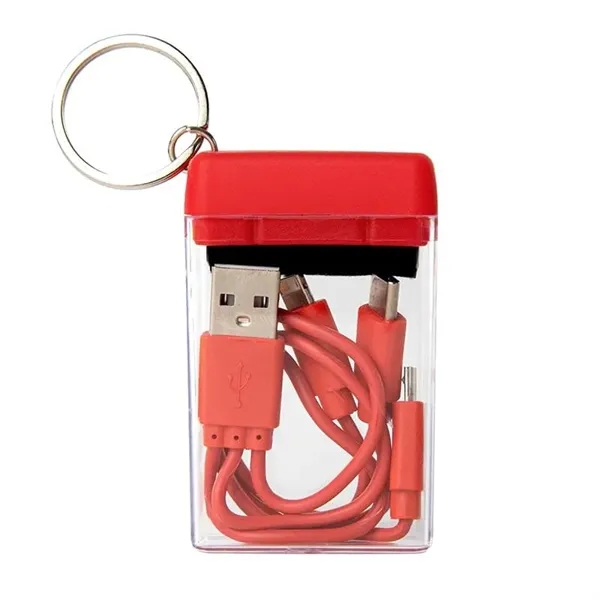 Red color option for 4 In 1 Charging Cable With Screen Cleaner