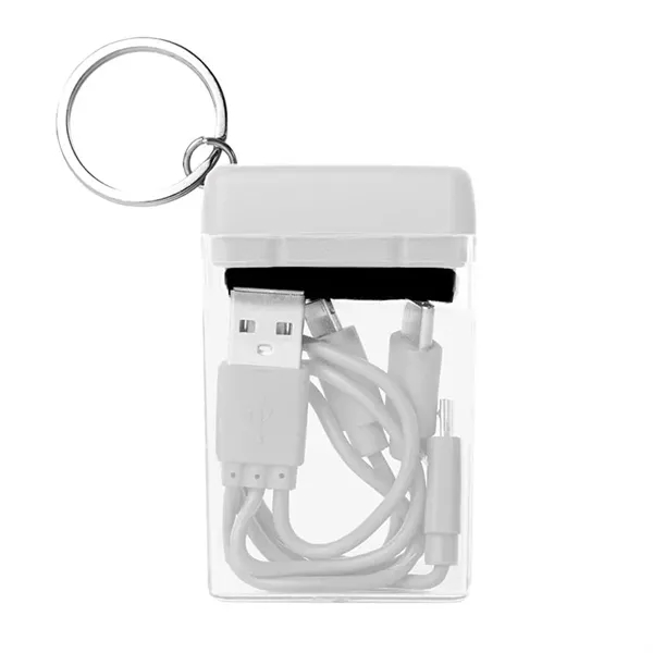 White color option for 4 In 1 Charging Cable With Screen Cleaner