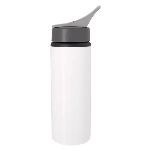 White color option for 25 Oz. Full Color Aluminum Bike Bottle