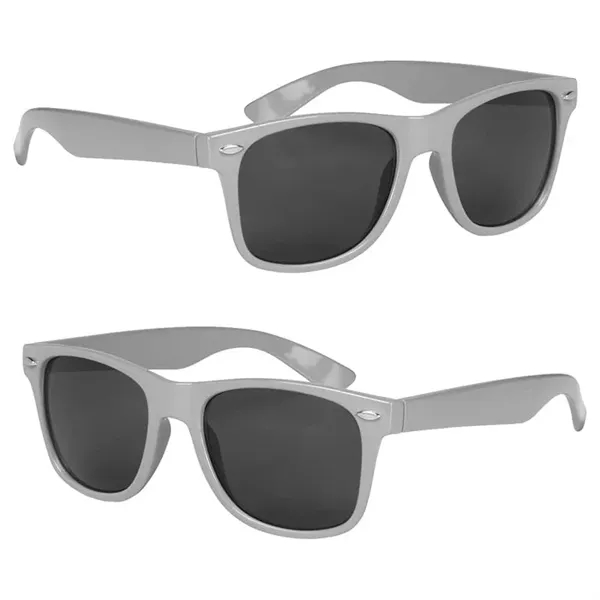 Silver color option for Full Color Malibu Sunglasses
