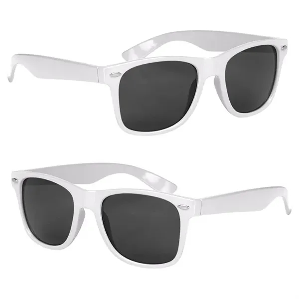 White color option for Full Color Malibu Sunglasses