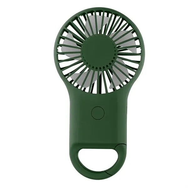 Dark Green color option for Handheld Fan With Carabiner