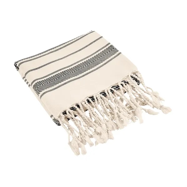 Black/Natural color option for Cottage Beach Towel