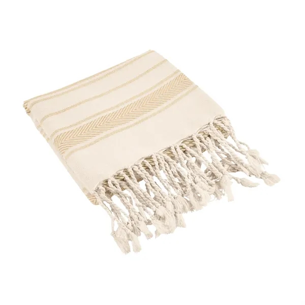 Tan/Natural color option for Cottage Beach Towel
