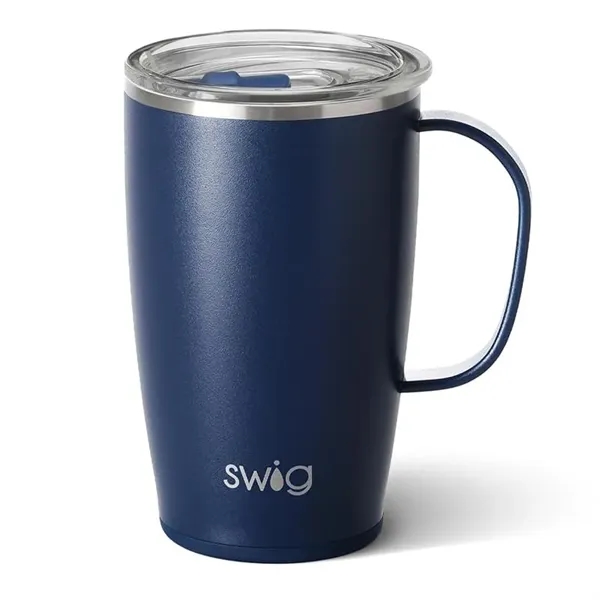 Navy color option for 18 Oz. Swig Life Stainless Steel Travel Tumbler