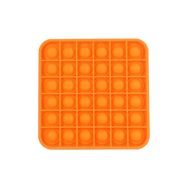 Orange color option for Pop Fidget Stress Reliever   Square