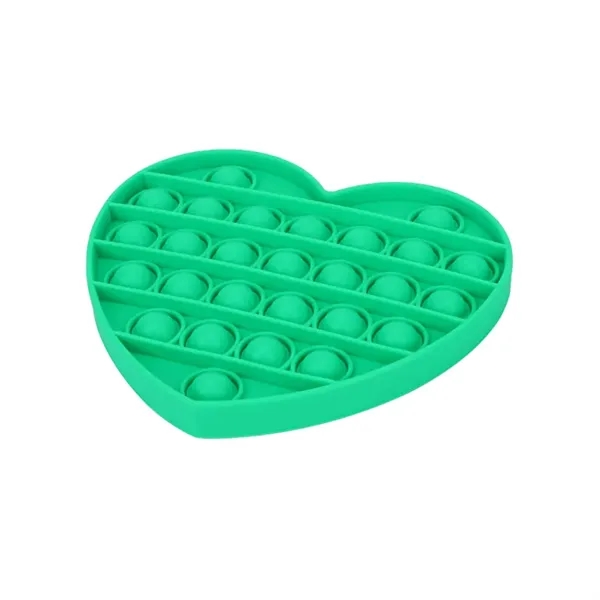 Green color option for Pop Fidget Stress Reliever   Heart
