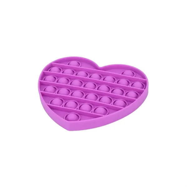 Purple color option for Pop Fidget Stress Reliever   Heart