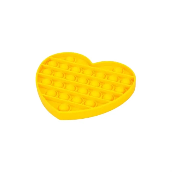 Yellow color option for Pop Fidget Stress Reliever   Heart