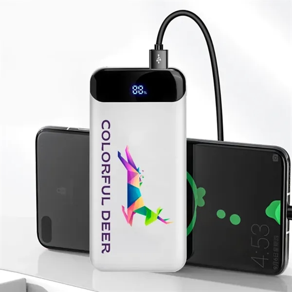 White color option for Astoria 20000m Ah 22.5 W Power Bank
