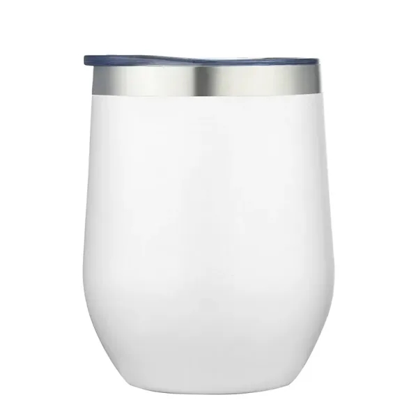 White color option for Malbec 12oz Stainless Steel Tumbler