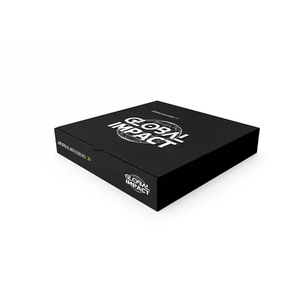 Photo of 9" X 8.75" X 1.25" 4 Cp Full Bleed E Flute Tuck Box