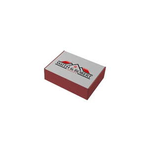Photo of 10" X 7.375" X 3.25" 4 Cp Full Bleed E Flute Tuck Box