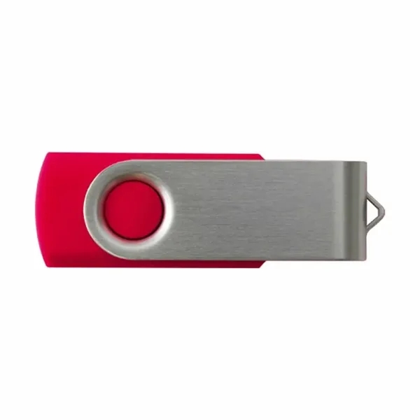 Red color option for 2 Gb Custom Swivel Usb Flash Drives