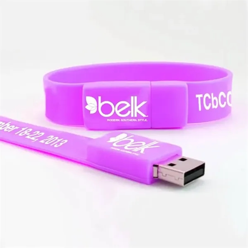 Main photo of 1 Gb Custom Silicone Usb Flash Drive Wristband Bracelet