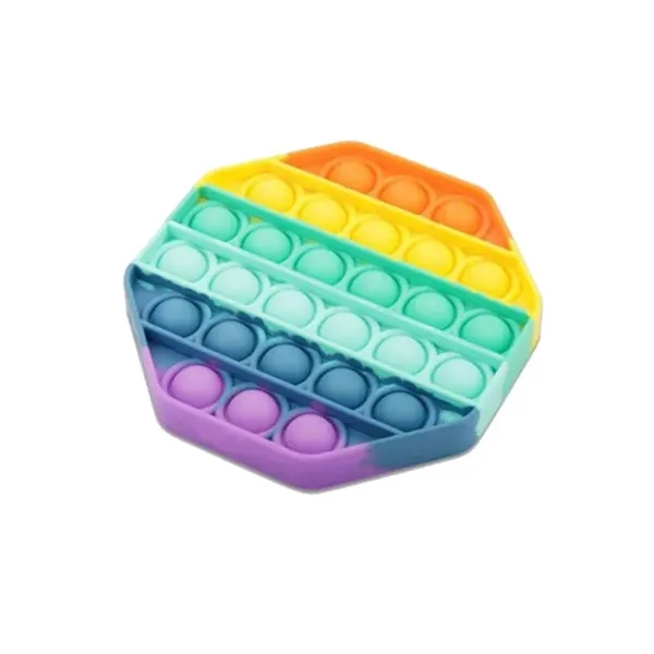 Rainbow color option for Pop Fidget Stress Reliever   Octagon