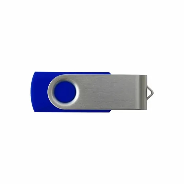 Royal Blue color option for 1 Gb Custom Swivel Usb Flash Drives