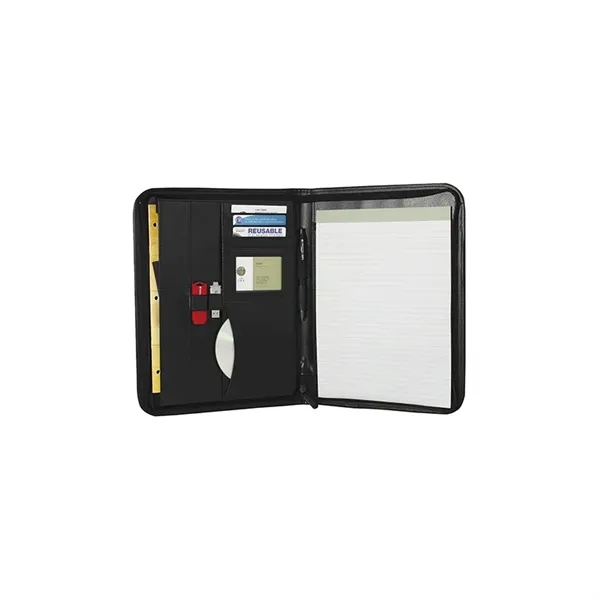 Black color option for Lenox Elite Padfolio With Zipper Closure