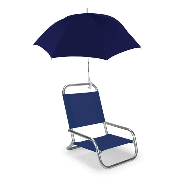 Navy color option for Sun Storm Beach Chair Umbrella With Clamp