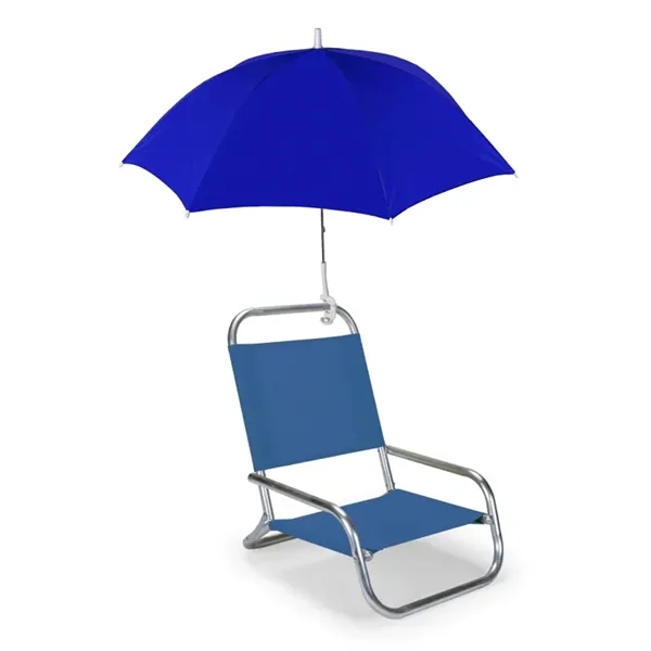 Royal color option for Sun Storm Beach Chair Umbrella With Clamp