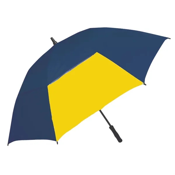 Navy/Gold color option for The Windmill Vented Golf Umbrella