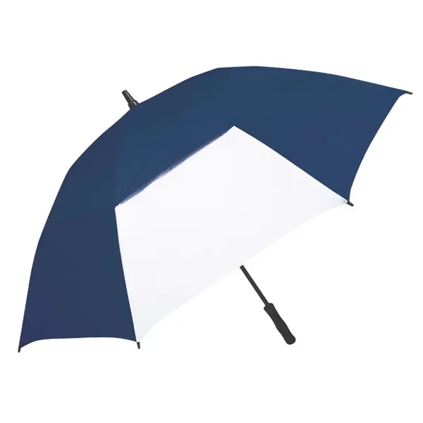 Navy/White color option for The Windmill Vented Golf Umbrella