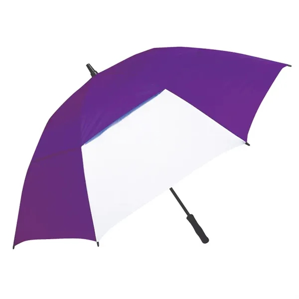 Purple/White color option for The Windmill Vented Golf Umbrella