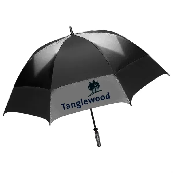Black color option for Super Oversized Vented Checkerboard Golf Umbrella