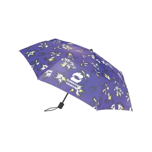 Photo of Fashion Floral Hibiscus Print Folding Umbrella