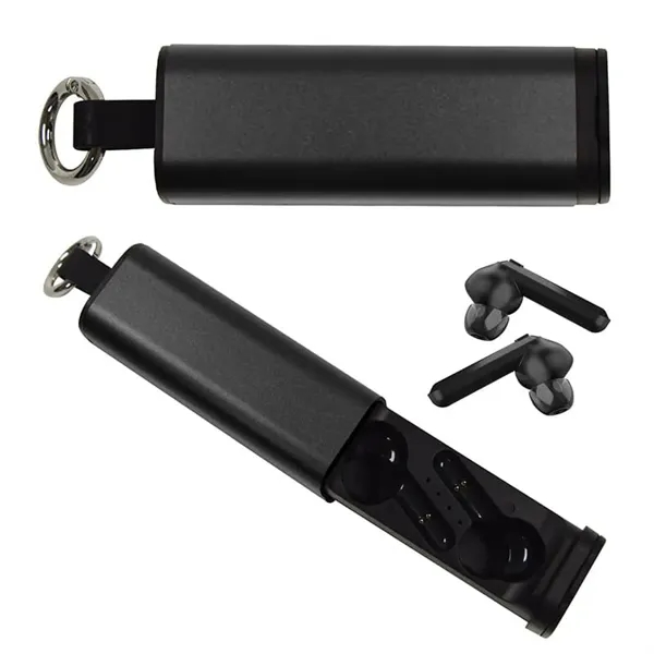 Black color option for Tech Support True Wireless Earbuds & Phone Stand