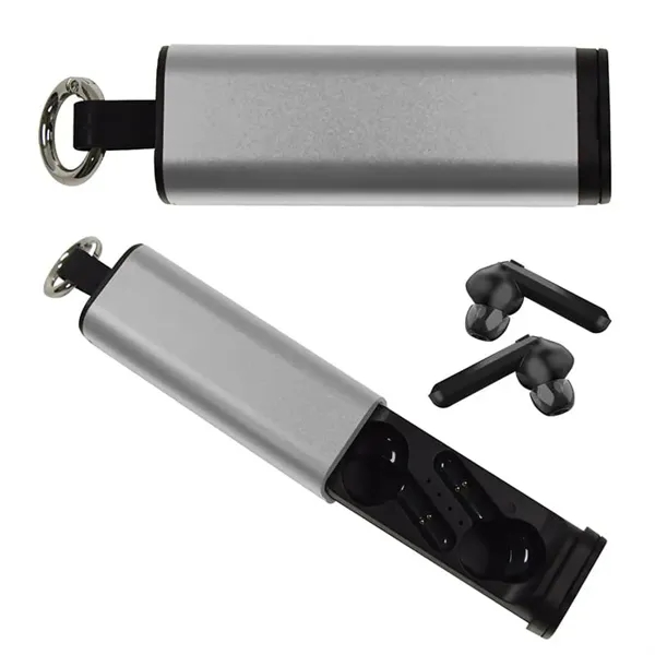 Silver color option for Tech Support True Wireless Earbuds & Phone Stand
