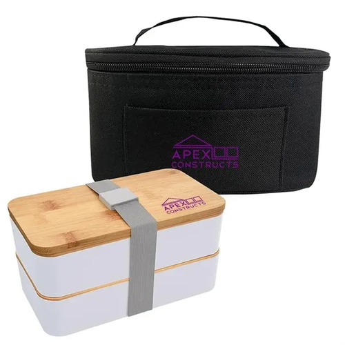 Main photo of Stackable Bento Box With Insulated Carrying Case
