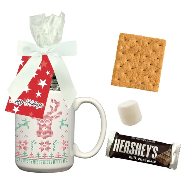 Clear color option for Smores Single Serve Stuffer With Full Color Mug