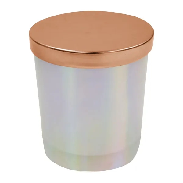 Iridescent Metallic Copper color option for Atlas Candle